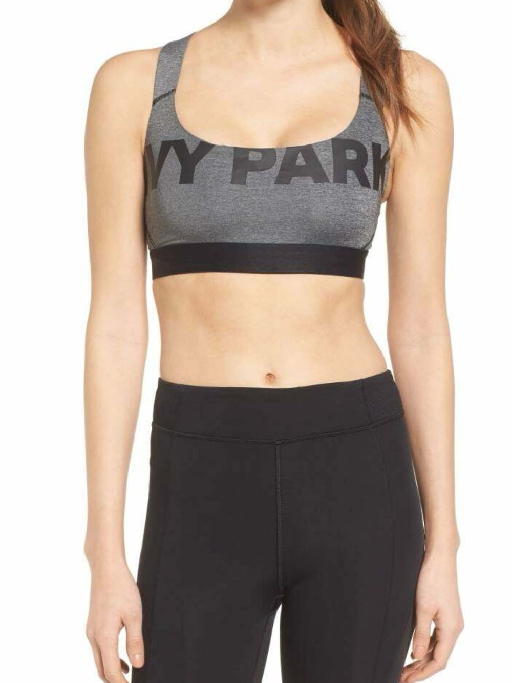 Ivy Park Logo Sports Bra with Mesh Back Detail